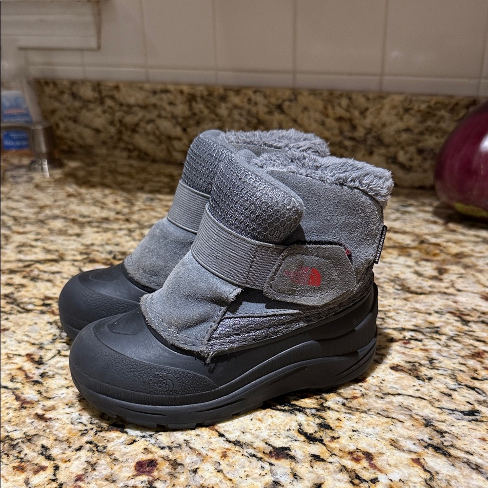 The North Face Gray Winter Boots